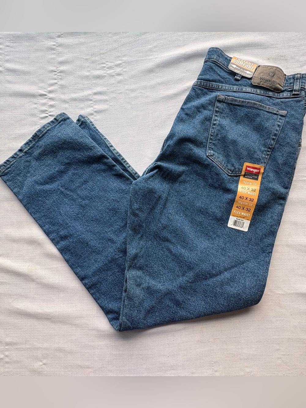 NWT Wrangler Comfort Solution Series Regular Fit Jean Comfort Flex Waistband Men